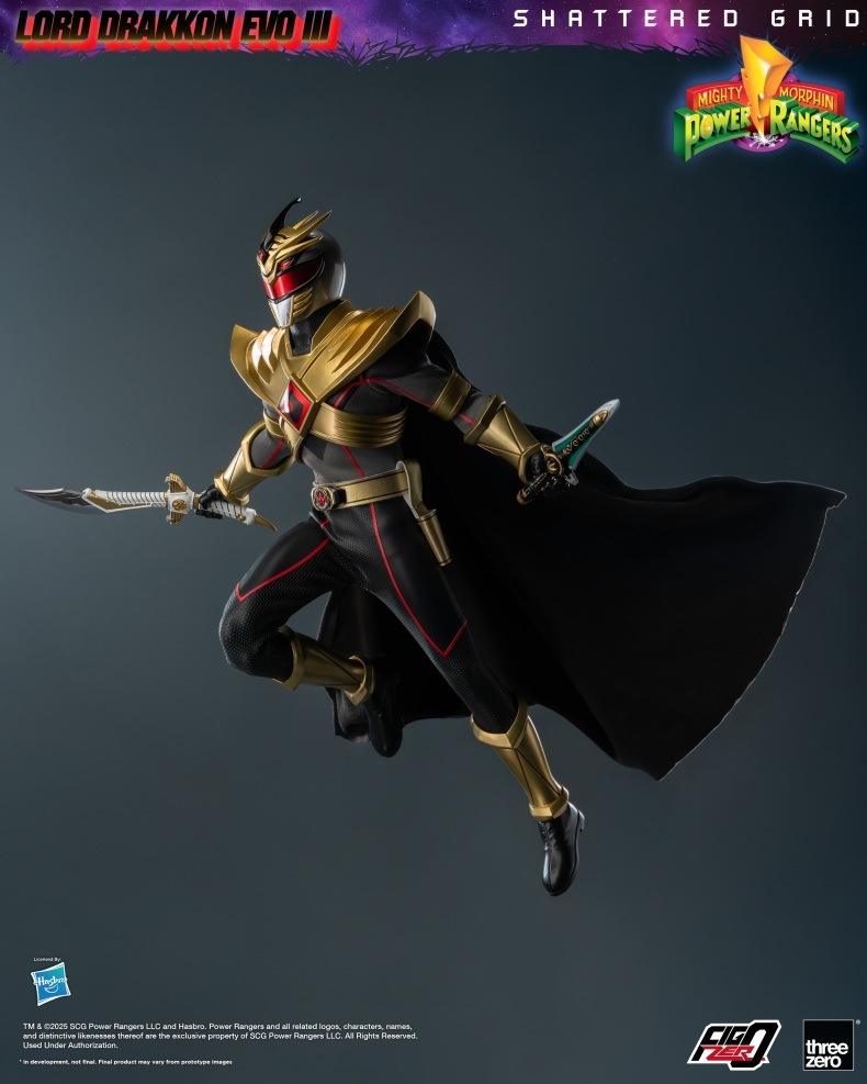【PRE-ORDER】Threezro 1/6 Mighty Morphin Power Rangers: Shattered Grid - Lord Drakkon Evo III 3Z10260W0