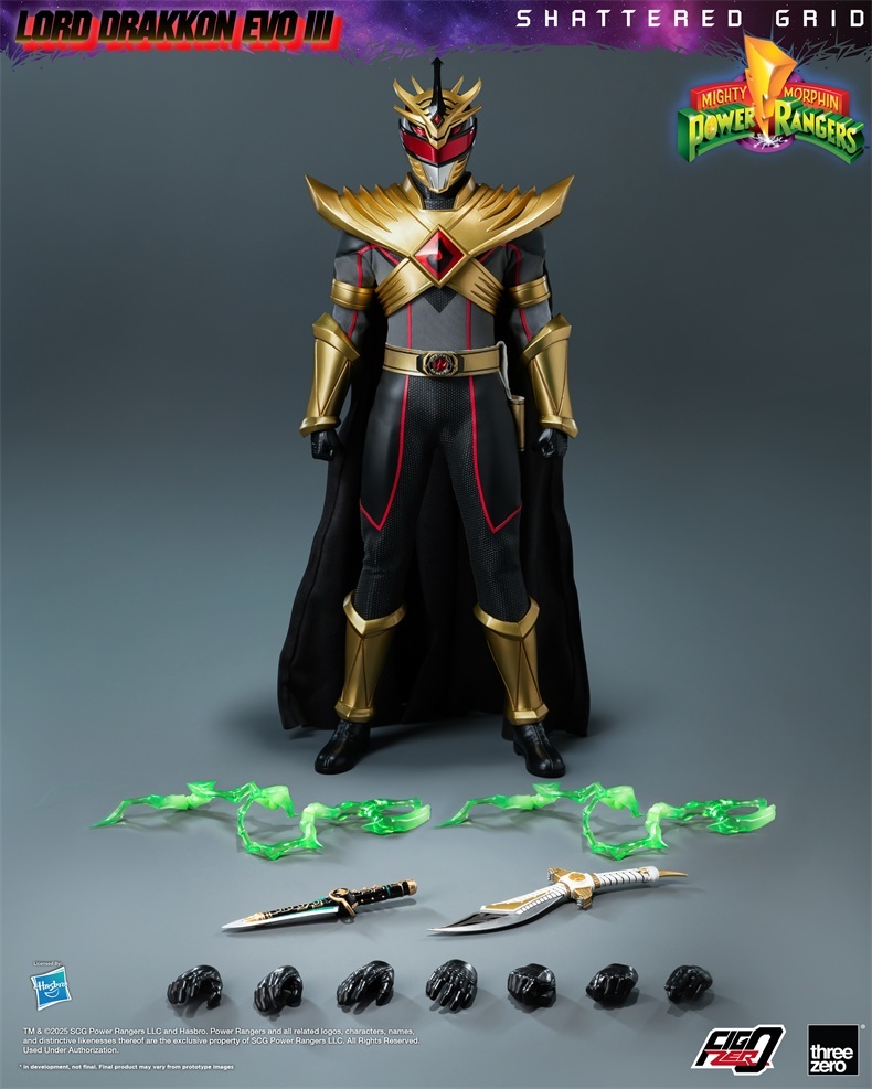 【PRE-ORDER】Threezro 1/6 Mighty Morphin Power Rangers: Shattered Grid - Lord Drakkon Evo III 3Z10260W0