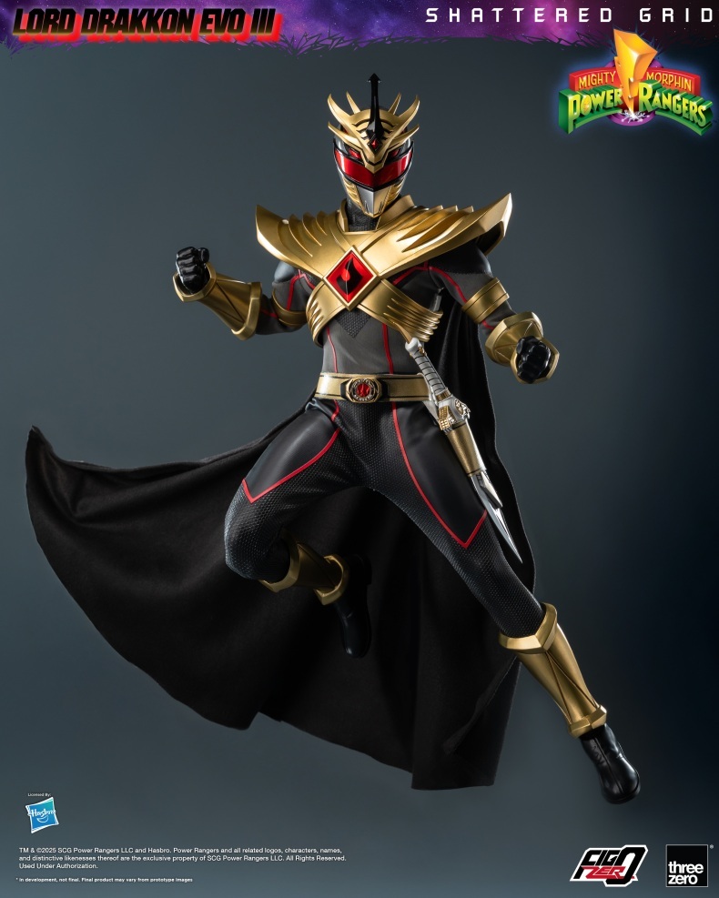【PRE-ORDER】Threezro 1/6 Mighty Morphin Power Rangers: Shattered Grid - Lord Drakkon Evo III 3Z10260W0