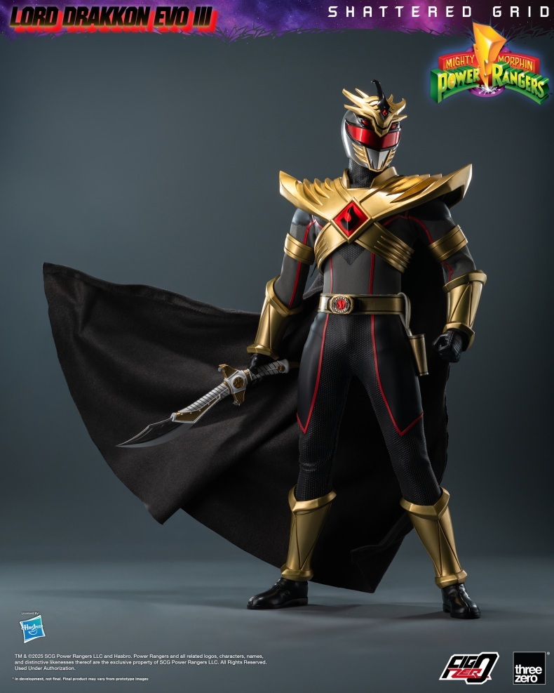 【PRE-ORDER】Threezro 1/6 Mighty Morphin Power Rangers: Shattered Grid - Lord Drakkon Evo III 3Z10260W0