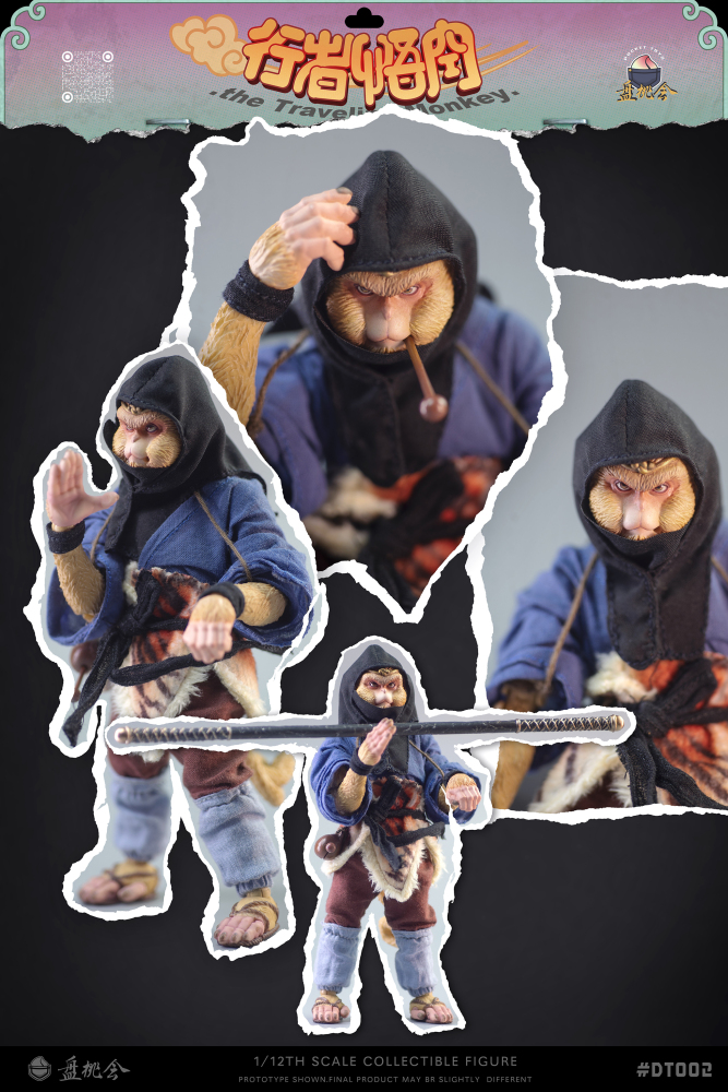 【PRE-ORDER】Pan Tao Hui 1/12  DT-002 The Traceling Monkey Action Figure