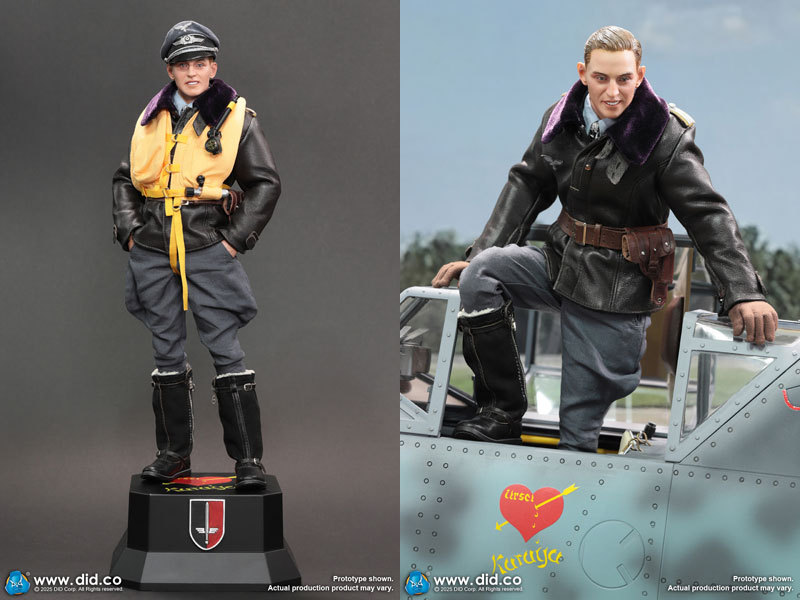 【PRE-ORDER】DID WW2 German Luftwaffe Ace Pilot  Erich Hartmann   1/6 D80190