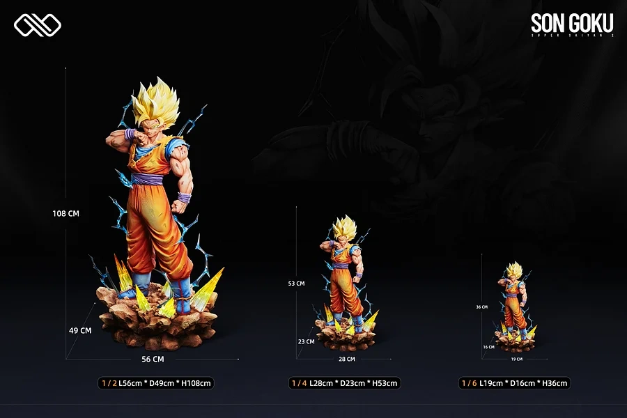 【IN-STOCK】Infinite Studio  Dragon Ball Super Saiyan 2 Goku  1/2 & 1/4 & 1/6