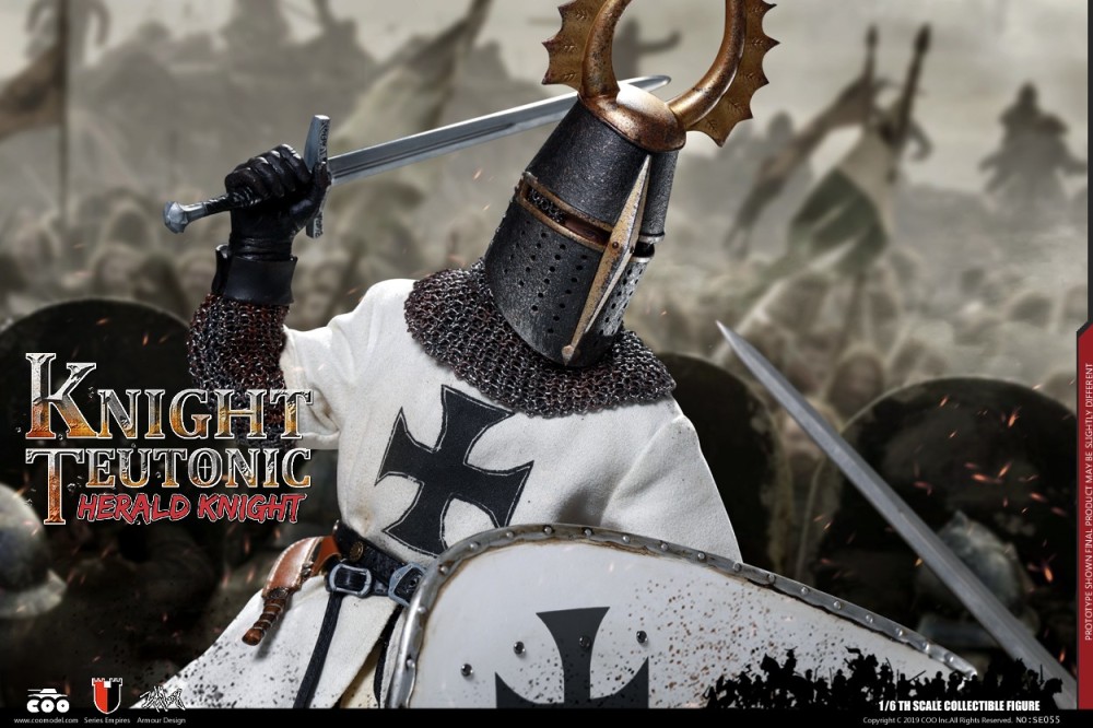 【IN-STOCK】COOMODEL SE055 1/6 Alloy Knight Teutonic Herald