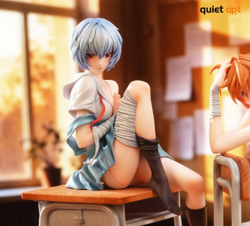 【PRE-ORDER】QuietArt Studio - Desktop Series Eva Ayanami Rei X Asuka Langley Soryu Eva 1/6