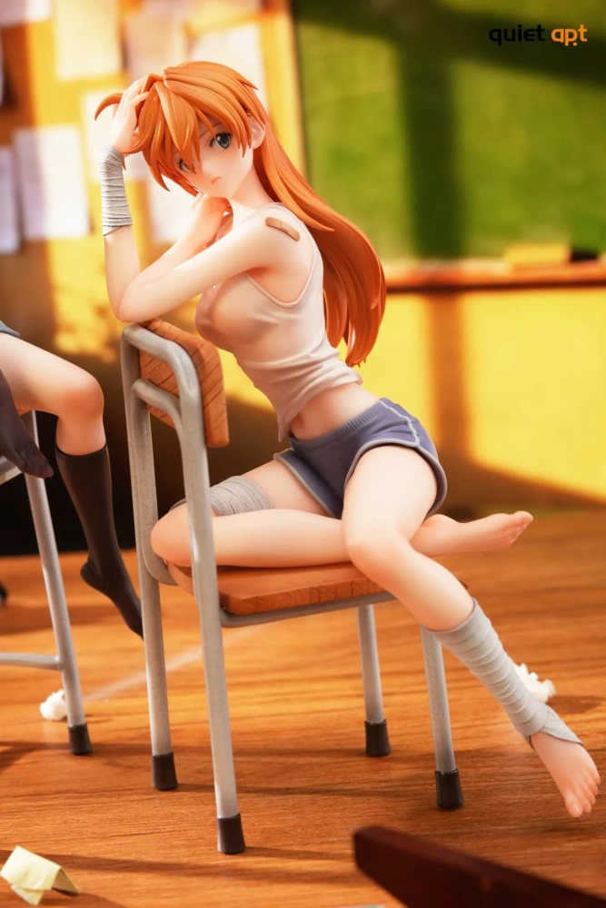 【PRE-ORDER】QuietArt Studio - Desktop Series Eva Ayanami Rei X Asuka Langley Soryu Eva 1/6