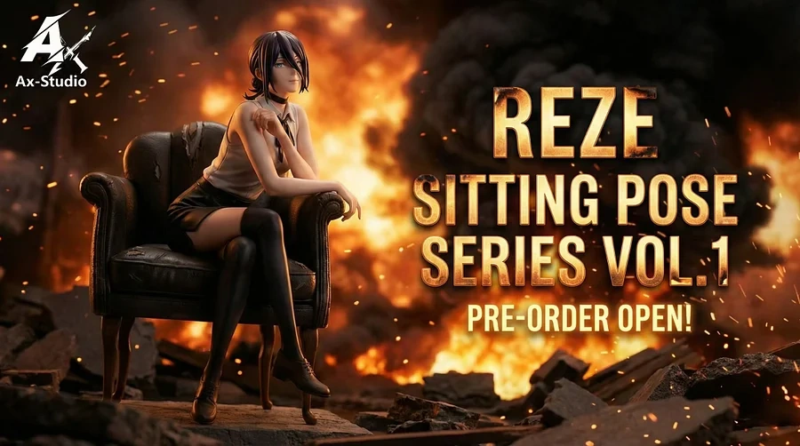 【PRE-ORDER】AX Studio - Chair Series #01 Reze Chainsaw Man 1/6