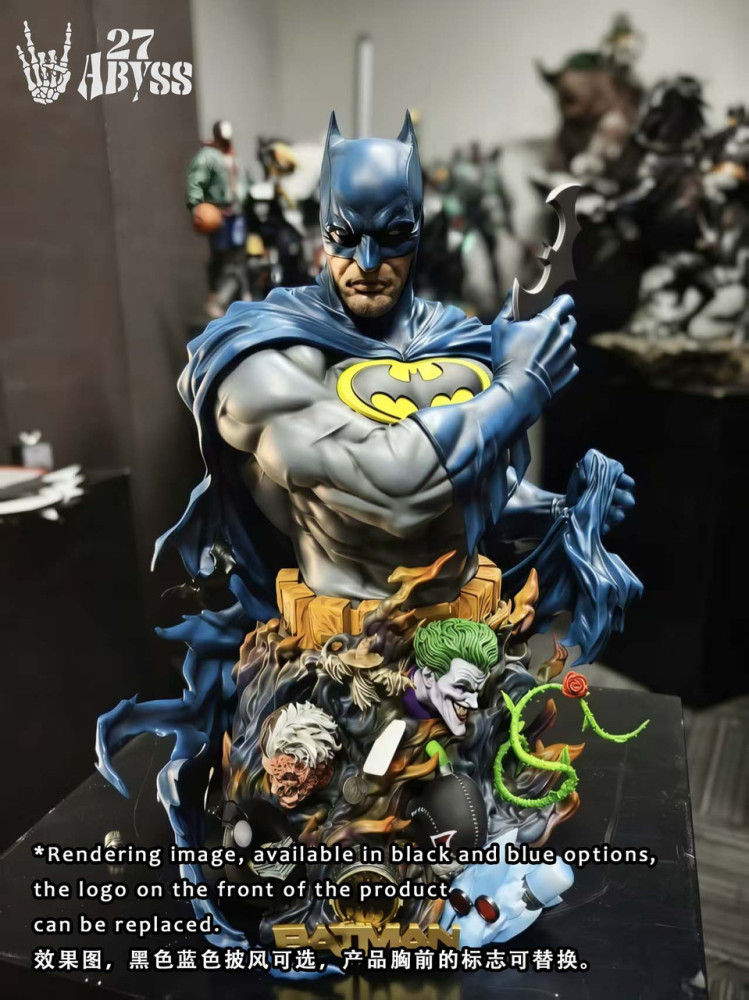 【PRE-ORDER】27abyss Studio 1:3 Batman Bust with LED
