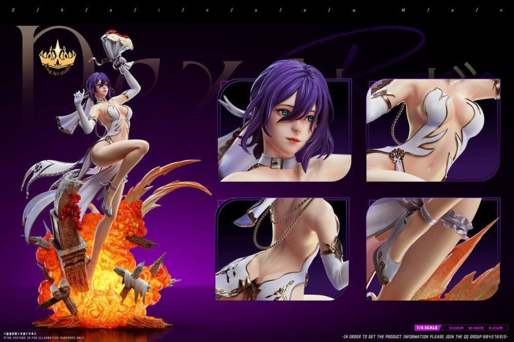 【PRE-ORDER】King Art Studio 1:4 Wedding Dress Reze