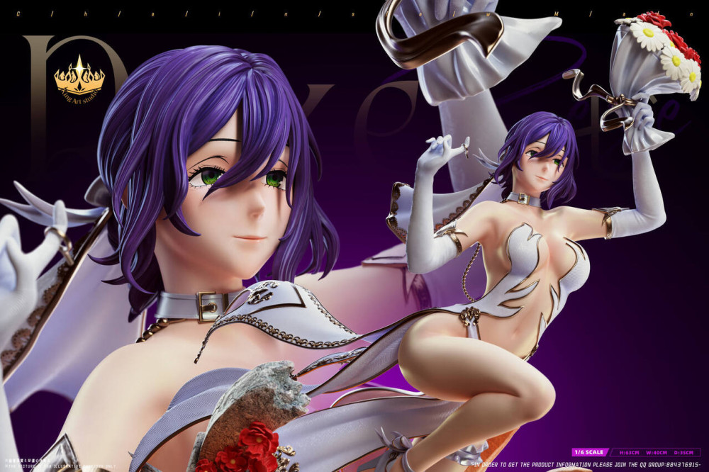 【PRE-ORDER】King Art Studio 1:4 Wedding Dress Reze