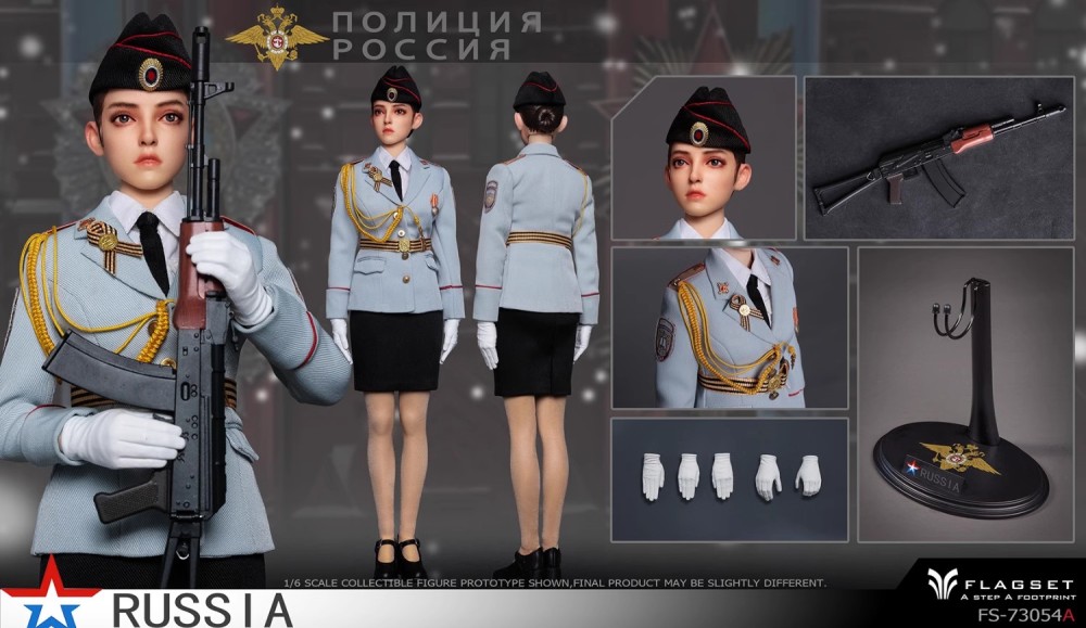 【IN-STOCK】FLAGSET Russian Female Soldiers - Ministry of Internal Affairs 1/6  FS-73054A