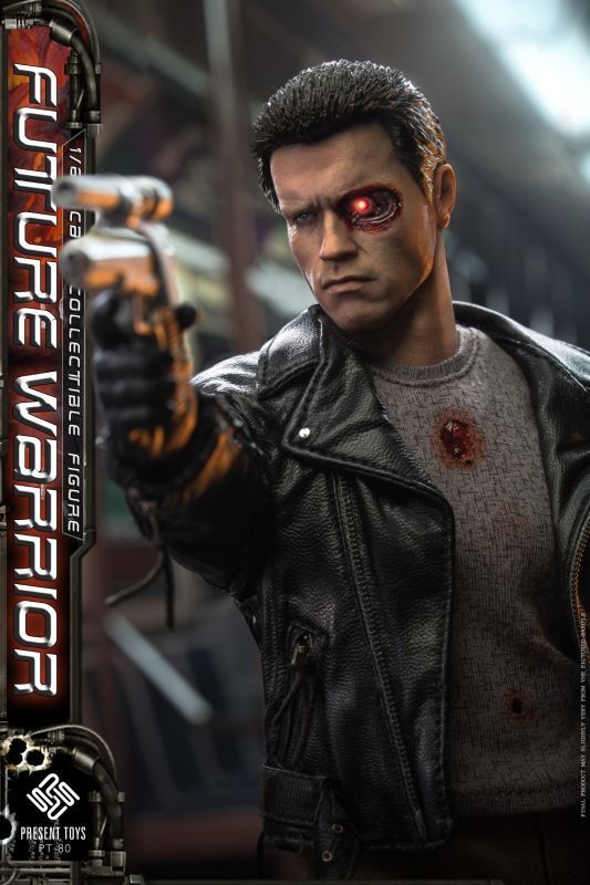 【IN-STOCK】PRESENT TOYS Future Warrior （Leather version)1/6  PT-sp80