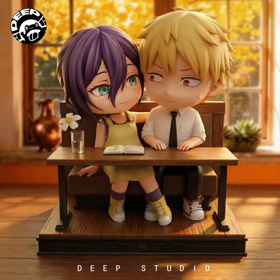 【PRE-ORDER】DEEP Studio - Reze X Denji in a Coffee Shop Chainsaw Man 1/12