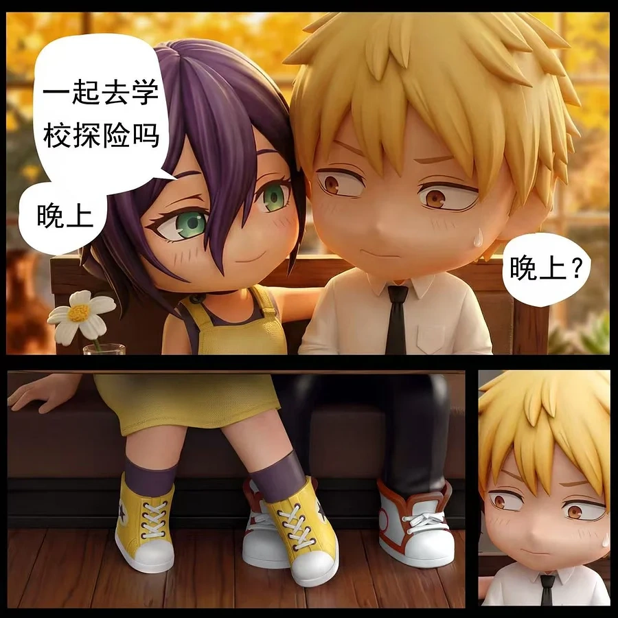 【PRE-ORDER】DEEP Studio - Reze X Denji in a Coffee Shop Chainsaw Man 1/12