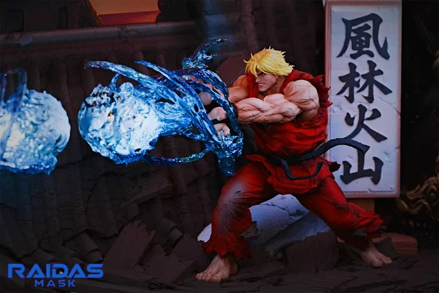 【PRE-ORDER】Raidas Mask Studio - Impact Showdown Ken X Ryu Street Fighter 1/6