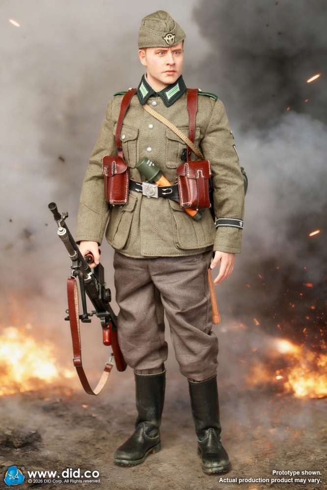 【PRE-ORDER】DID  WW2 German SS Polizei-Division ZB30 Gunner - Friedrich  D80191