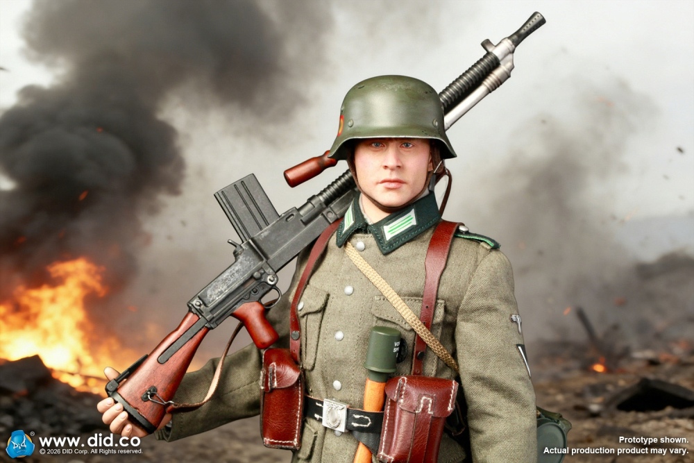 【PRE-ORDER】DID  WW2 German SS Polizei-Division ZB30 Gunner - Friedrich  D80191