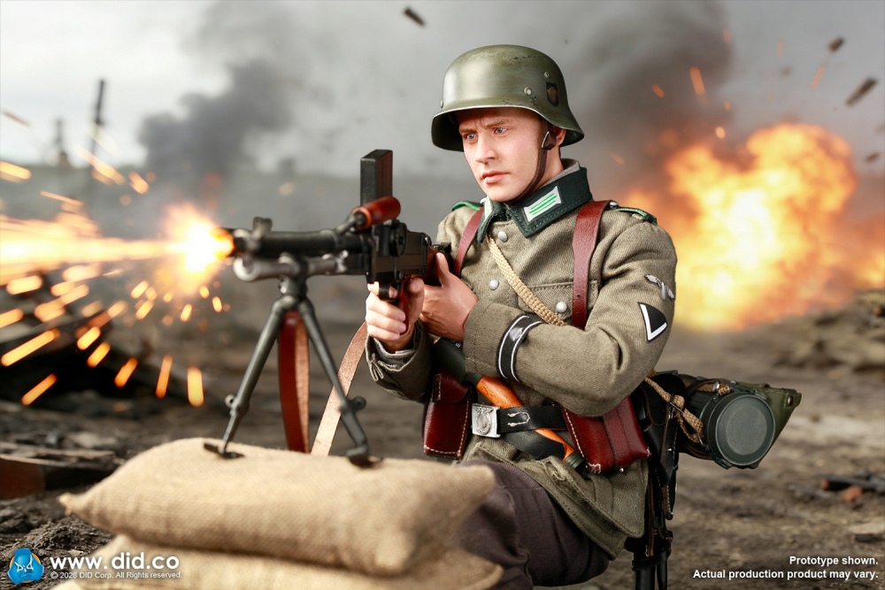 【PRE-ORDER】DID  WW2 German SS Polizei-Division ZB30 Gunner - Friedrich  D80191