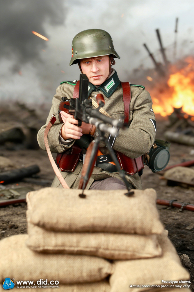 【PRE-ORDER】DID  WW2 German SS Polizei-Division ZB30 Gunner - Friedrich  D80191