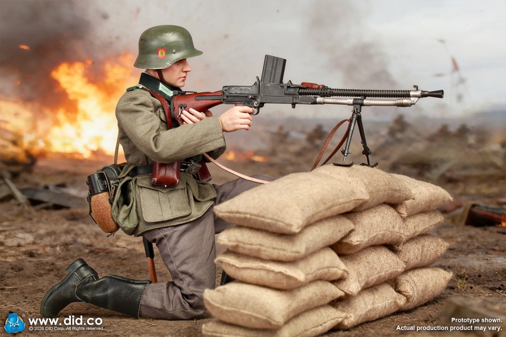 【PRE-ORDER】DID  WW2 German SS Polizei-Division ZB30 Gunner - Friedrich  D80191