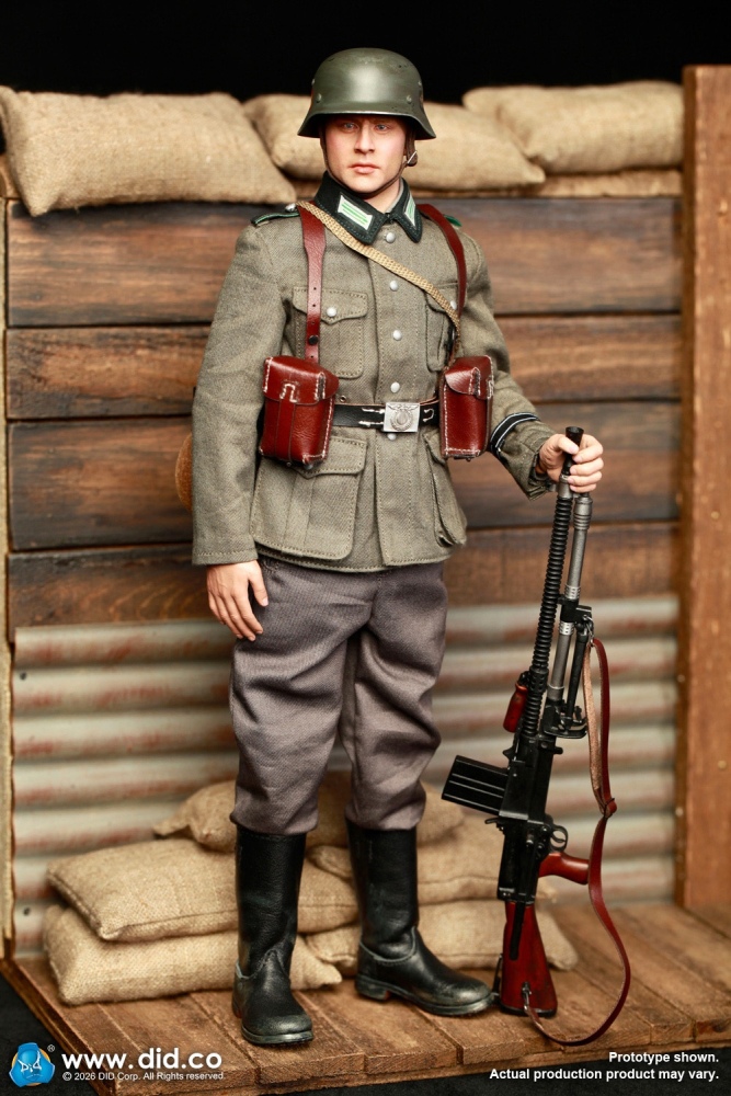 【PRE-ORDER】DID  WW2 German SS Polizei-Division ZB30 Gunner - Friedrich  D80191