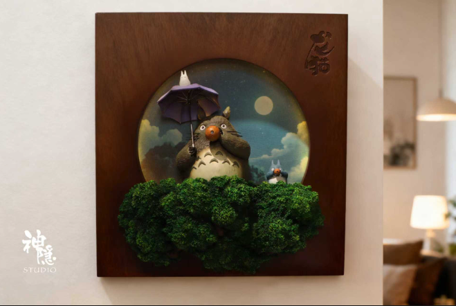 【PRE-ORDER】ShenYin Studio Totoro under the moonlight with LED