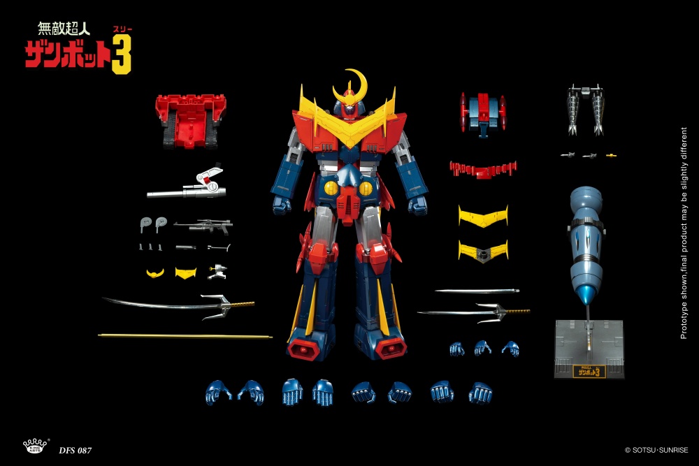 【IN-STOCK】King Arts DFS087  Super Machine Zambot 3