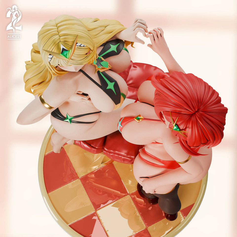 【IN-STOCK】Alice21 Studio 1/6 Mythra & Pyra