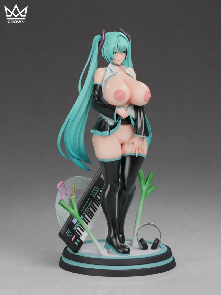 【IN-STOCK】Crown Studio Lady Hatsune Miku Gained Weight?! 1/6