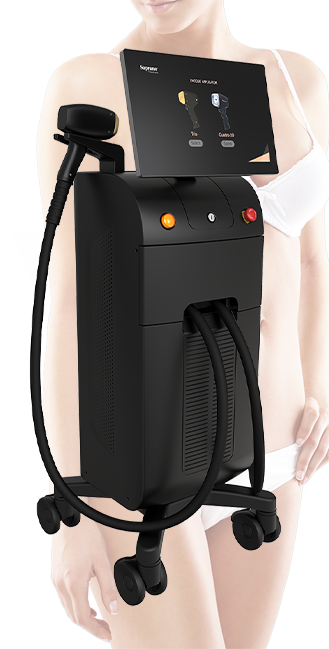 Diode Laser Hair Removal with 2 Handles Optional