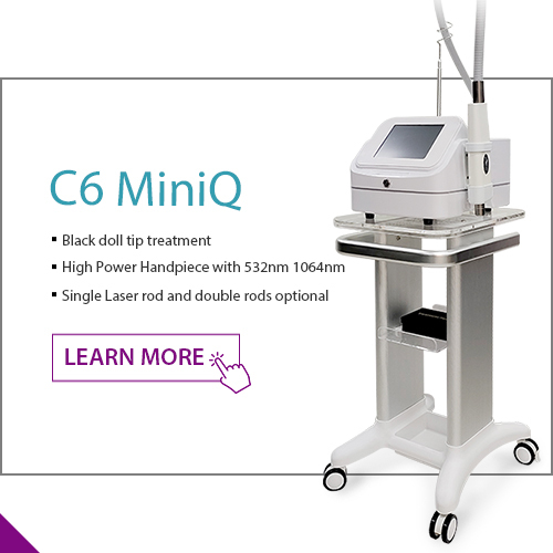 C6 MiniQ Picosecond Laser machine for tatoo removal