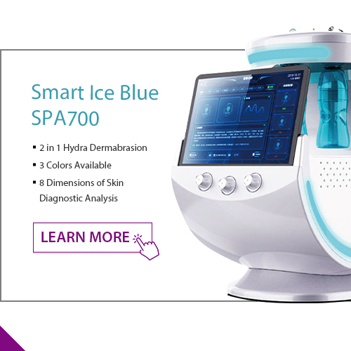Smart Ice Blue SPA700 2 in 1 Hydra Dermabrasion Skin Analyzer Machine
