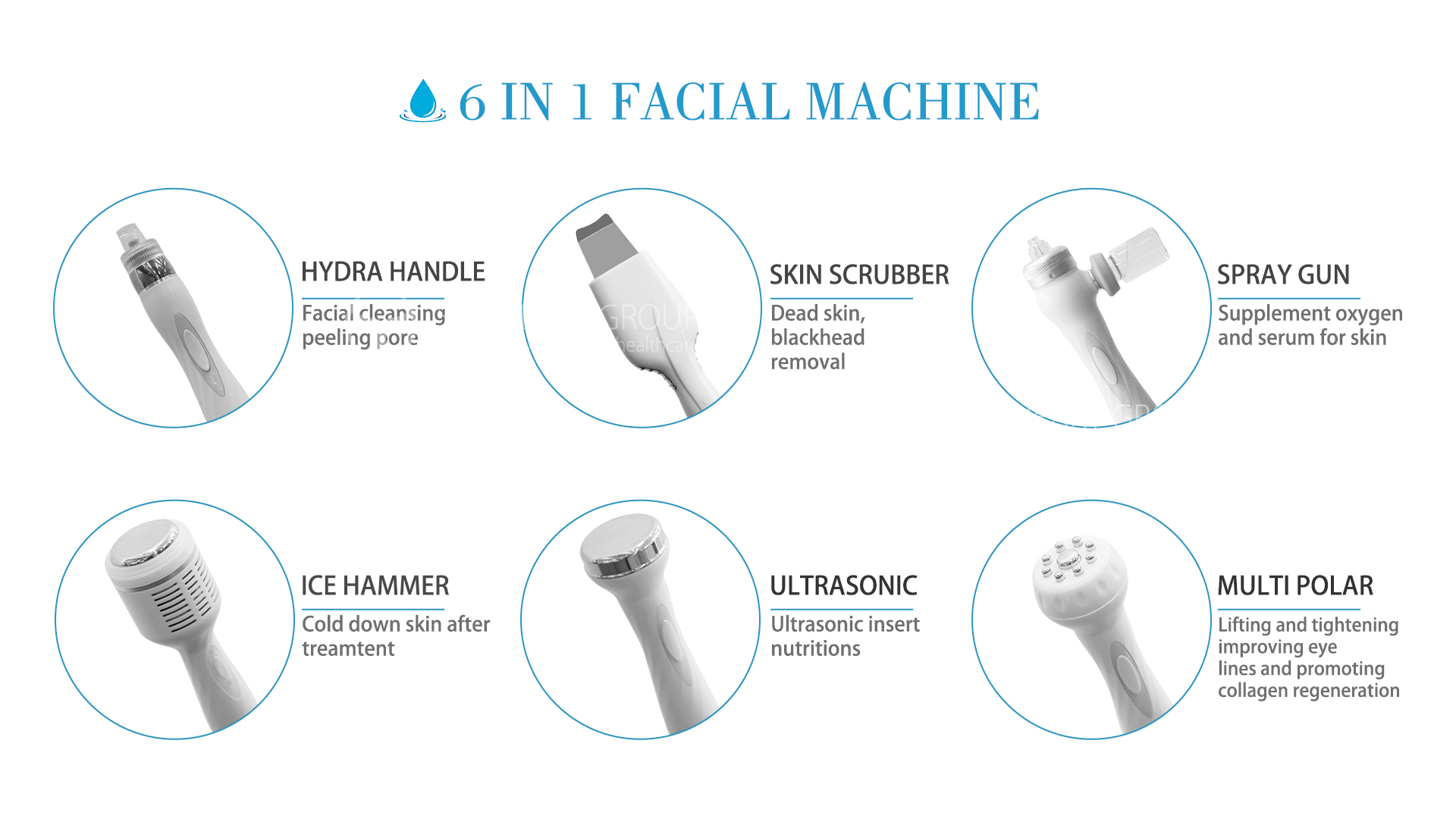 cleaning face skin care machine hydra dermabrasion