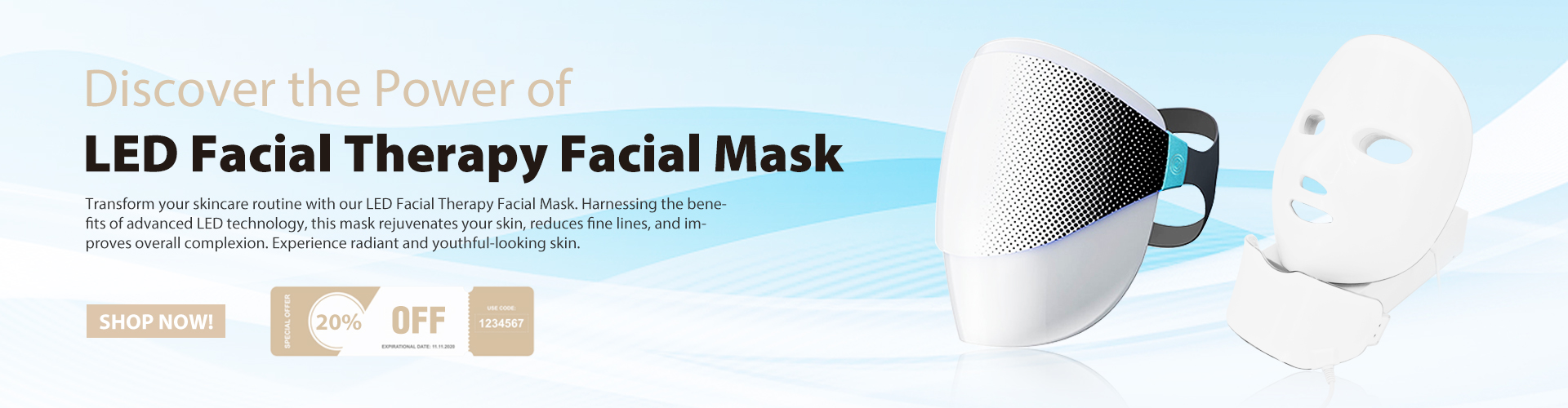 led facial mask