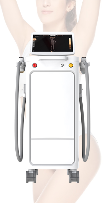 Newest Diode Laser Hair Removal Machine with 2 Handles Optional