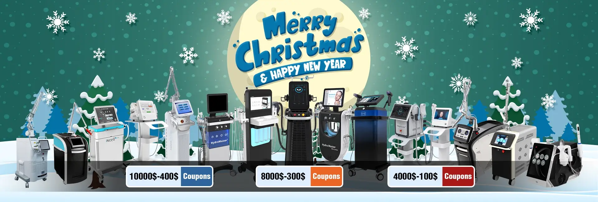 Christmas Promotion for beauty aesthetic machines