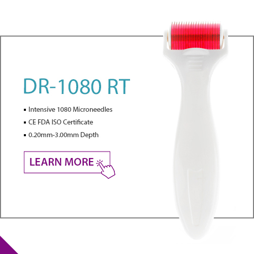 DR-1080 RT Best Derma Roller Kit for hair growth
