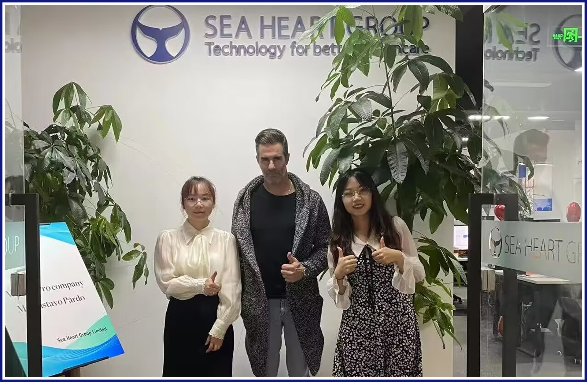 Spanish Star Client Visits SEA HEART group and purchases