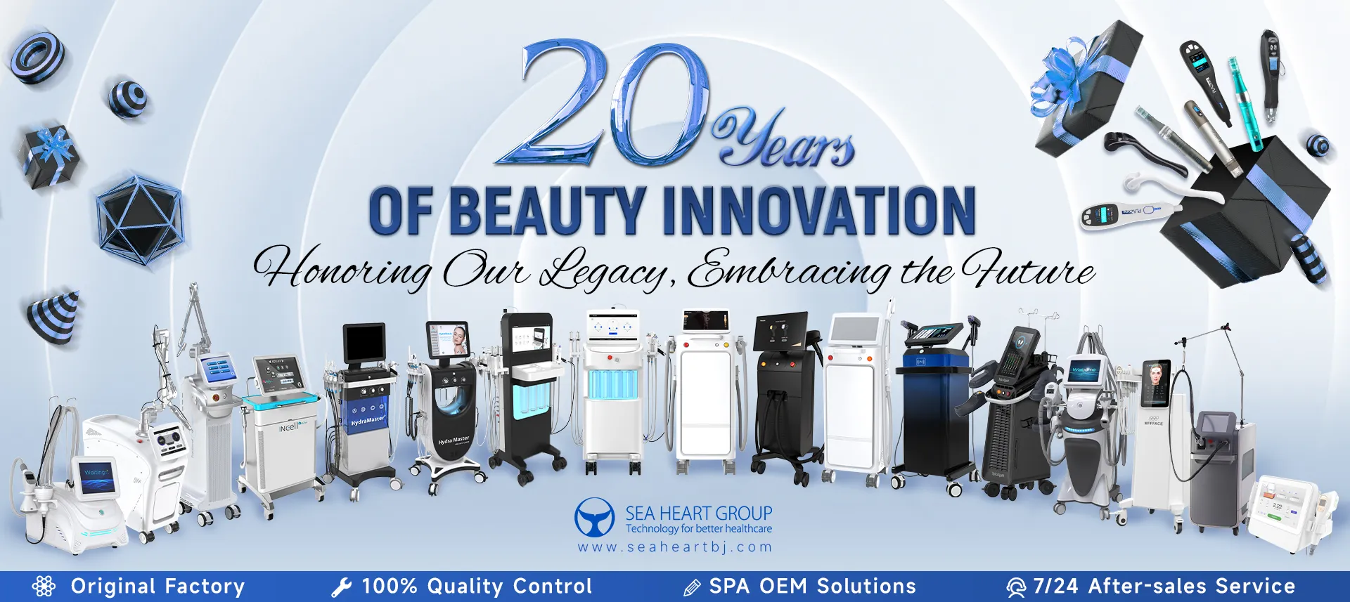 20 years achievements of sea heart group beauty