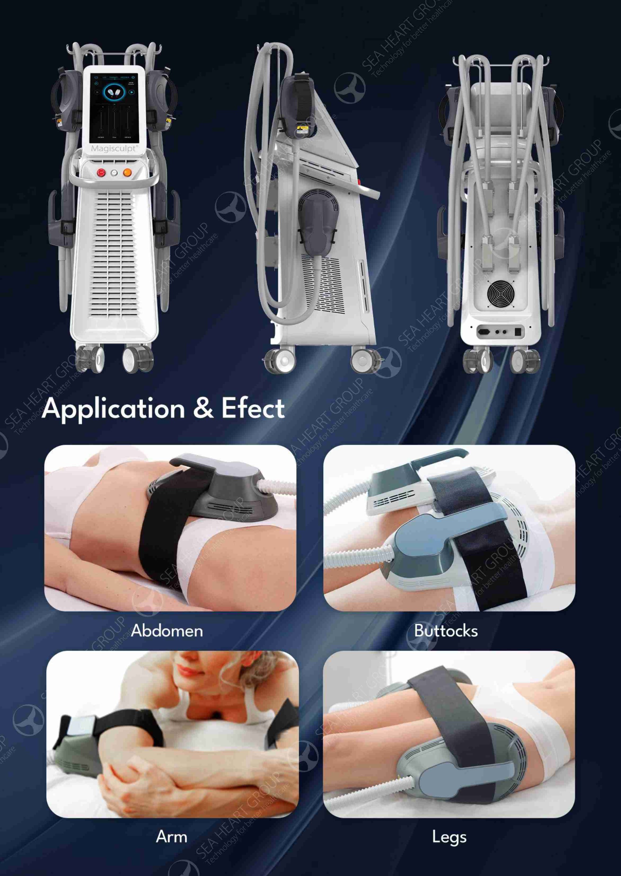 RF+EMS Sculpting Machine - SEA HEART