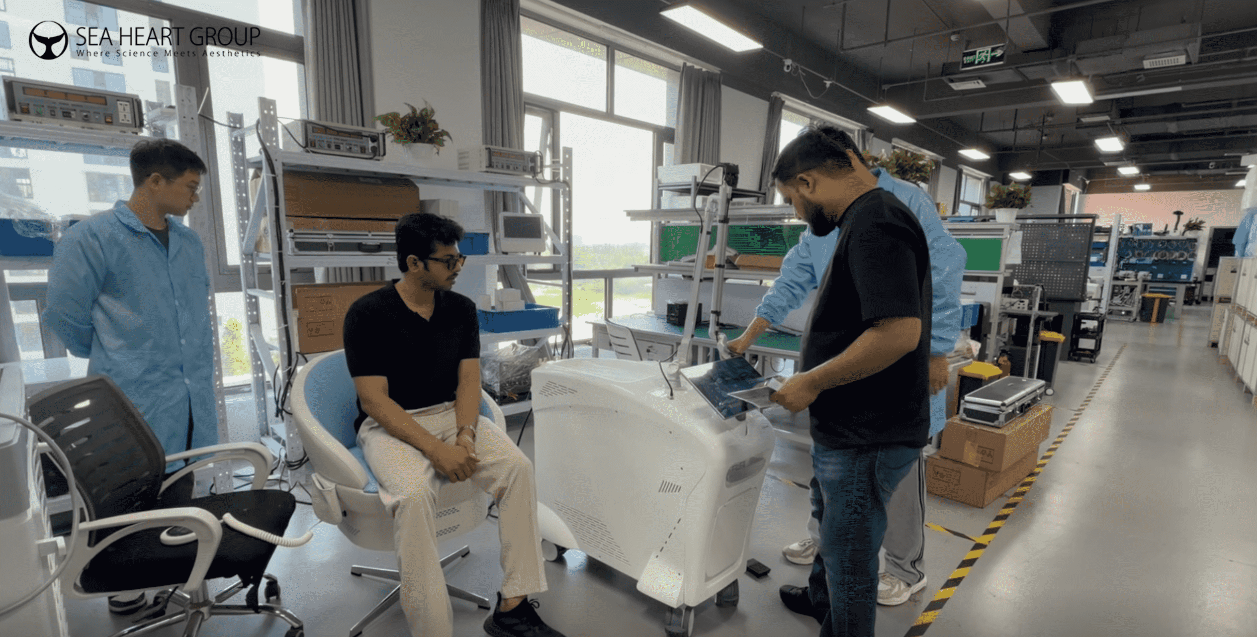 SEA HEART aesthetic equipment training and technical guidance for clinic operators
