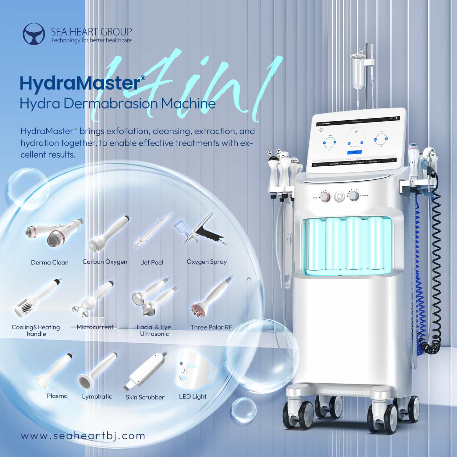 HydraMaster Pro skin rejuvenation machine for beauty salons and spas