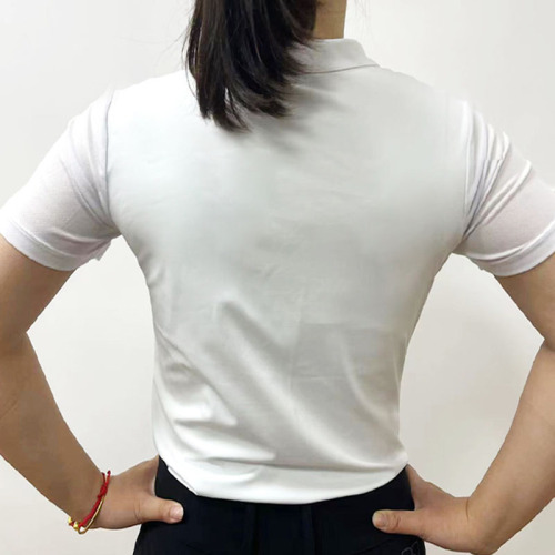 Horse Rider Shirt Ladies Short Sleeve Women′s Riding Polo Shirt