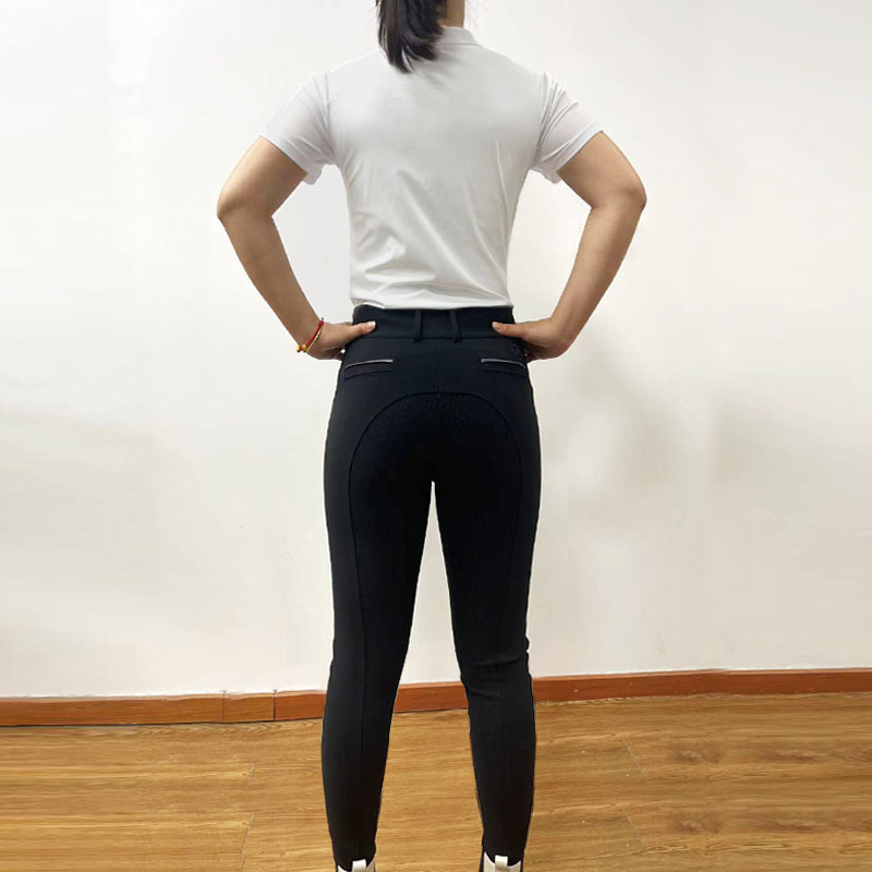 Horse Rider Shirt Ladies Short Sleeve Women′s Riding Polo Shirt
