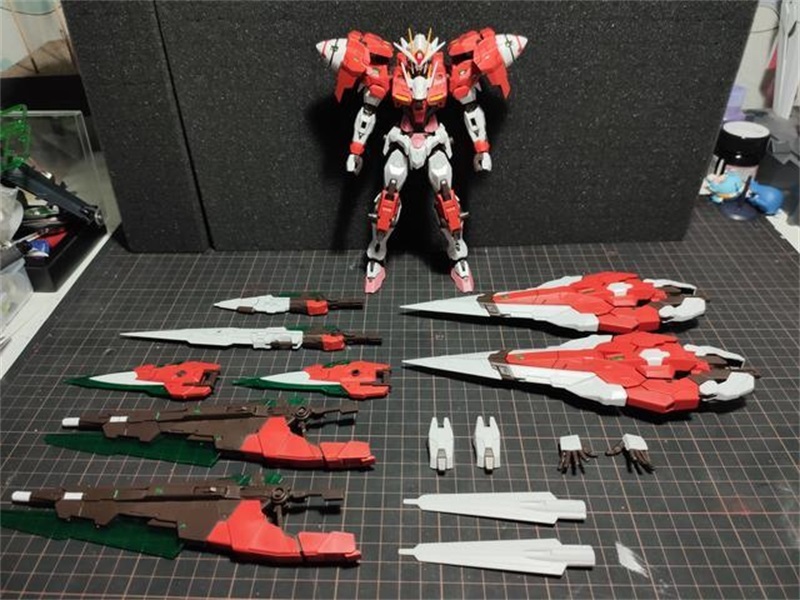 MJH 00 Gundam Seven Sword/G Inspection 1/100 MG GN-0000GNHW／7SGD2 MOJIANGHUN 00V Gundam
