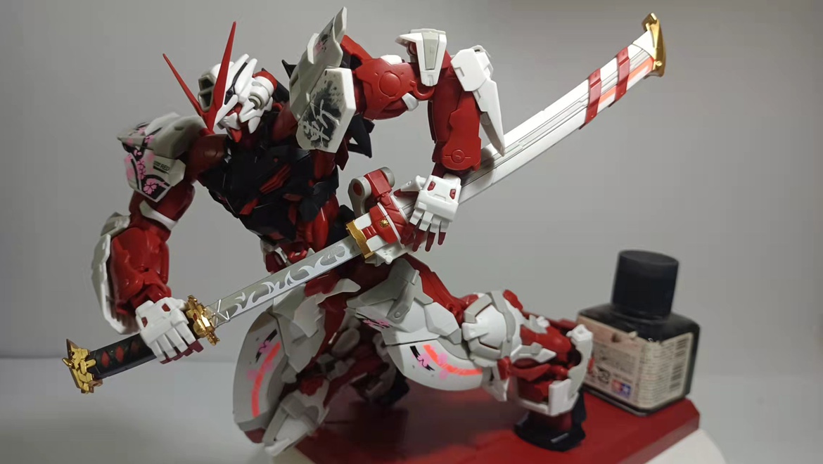 MJH MR Astray Red Frame 1/100 MG MBF-P02 MOJIANGHUN Hirm SEED