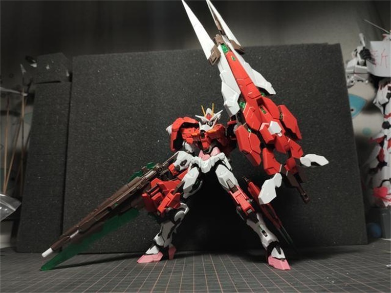 MJH 00 Gundam Seven Sword/G Inspection 1/100 MG GN-0000GNHW／7SGD2 MOJIANGHUN 00V Gundam