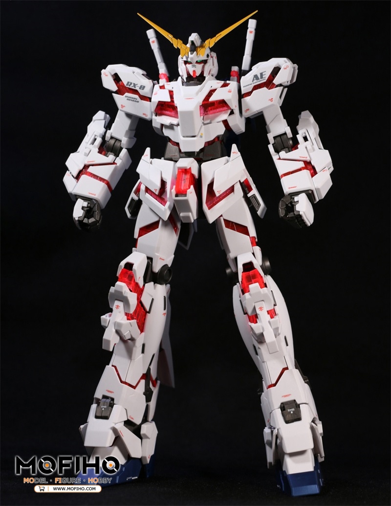 Psychoframe DABAN 6636 Full Psycho Frame Prototype Unicorn Gundam 1/100 MG RX-0 Gundam