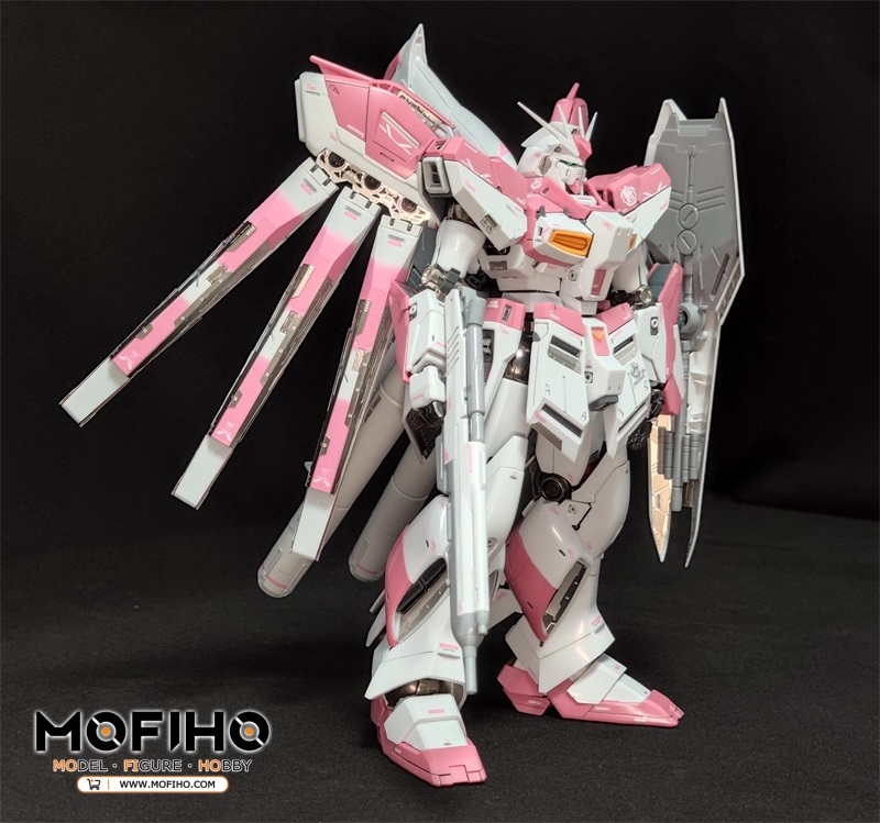DABAN 6635 Hi-ν Gundam Pink Ver.Ka 1/100 MG RX-93-ν2 Gundam