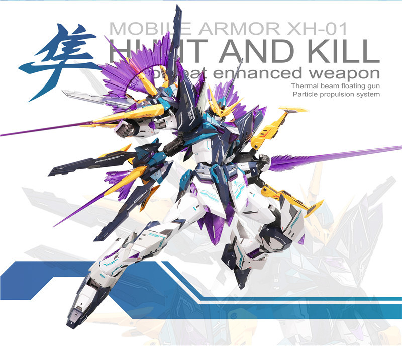 SNAA HUNT AND KILL 1/100 MG XH-01 Air Combat Enhanced Weapon Gundam
